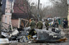 Invasion of Ukraine: a residential building hit by a missile, gunfire near the government