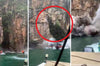 Drama in Brazil: at least 7 dead and 3 missing after a rock fall in a tourist lake