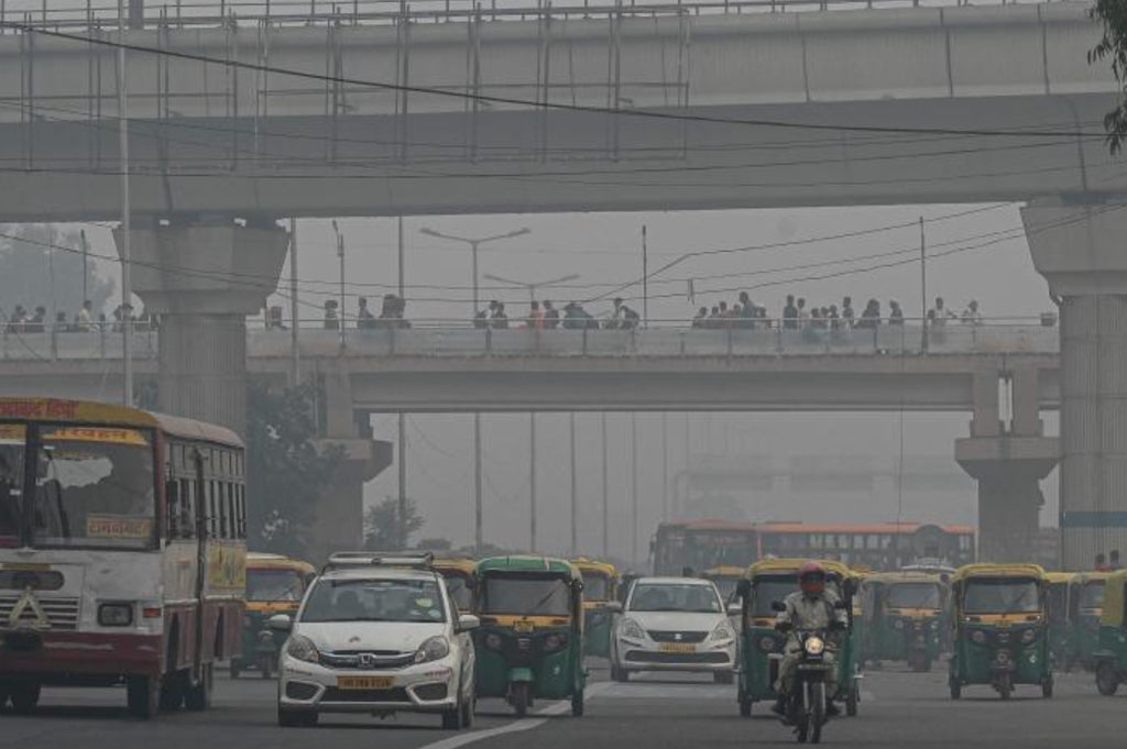 New Delhi drowned under a thick toxic fog after the festival of Diwali