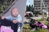 The heartbreaking images of the last moments of Lisa, a 4 year old girl, victim of the bombings in Ukraine