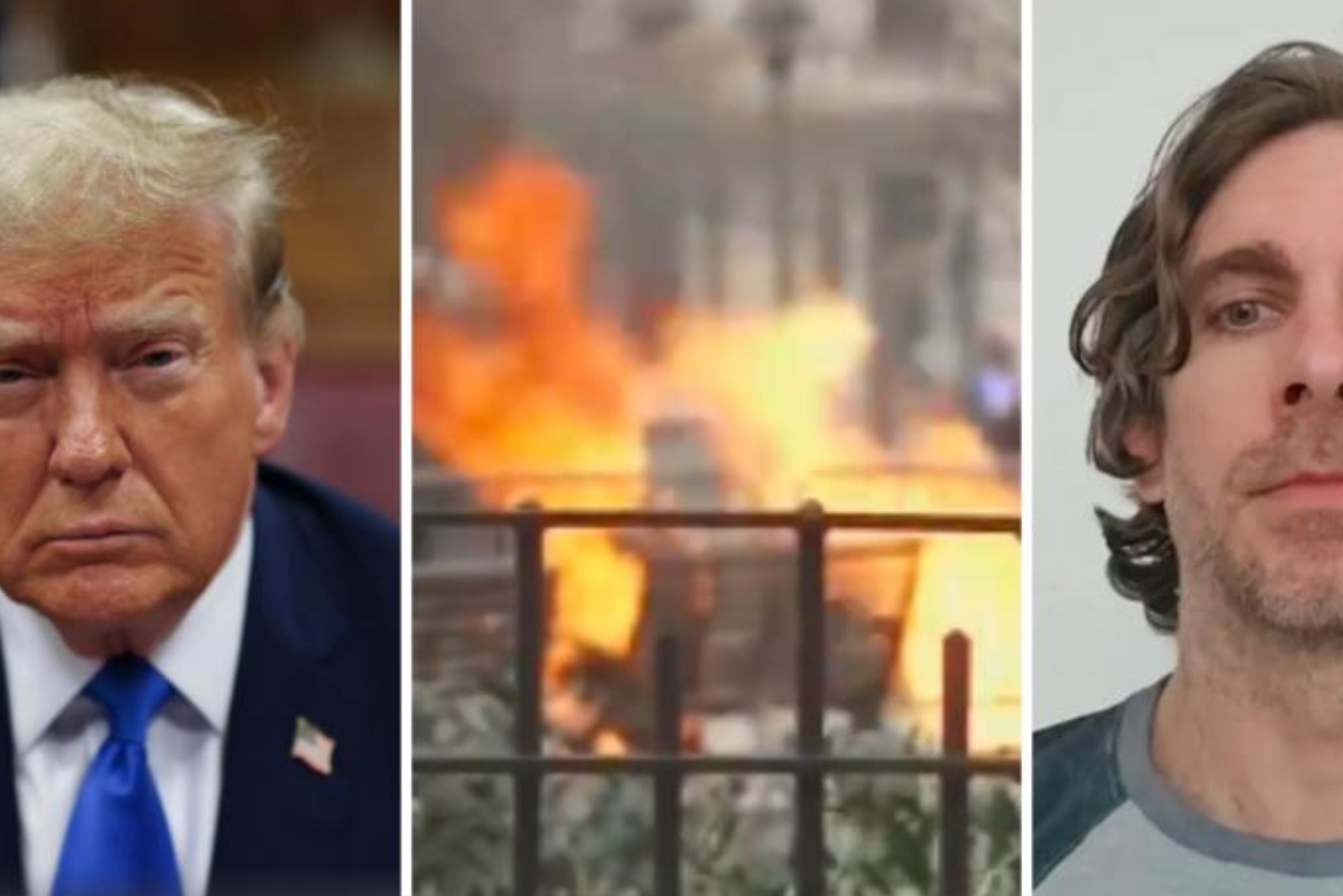 Donald Trump trial in New York: a person tries to set himself on fire in front of the court!
