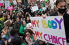 New York women take to the streets to defend abortion rights challenged by the Supreme Court