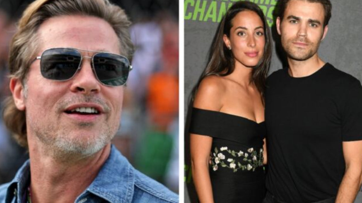 Brad Pitt in couple with the ex-wife of Paul Wesley (Vampire Diaries