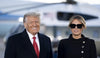 Donald Trump and his wife Melania no longer live under the same roof